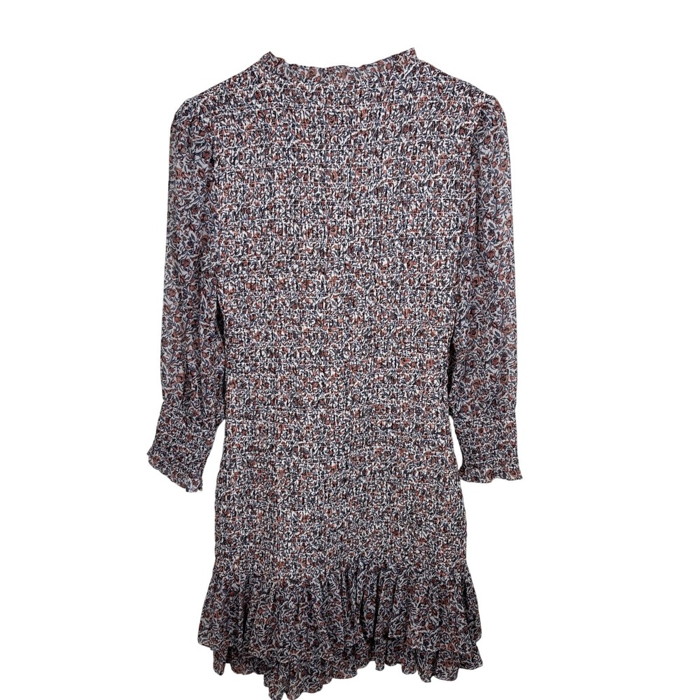 Veronica Beard Farha Vine Print Dress Size 4 Floral Mini Dress - Picture 3 of 6